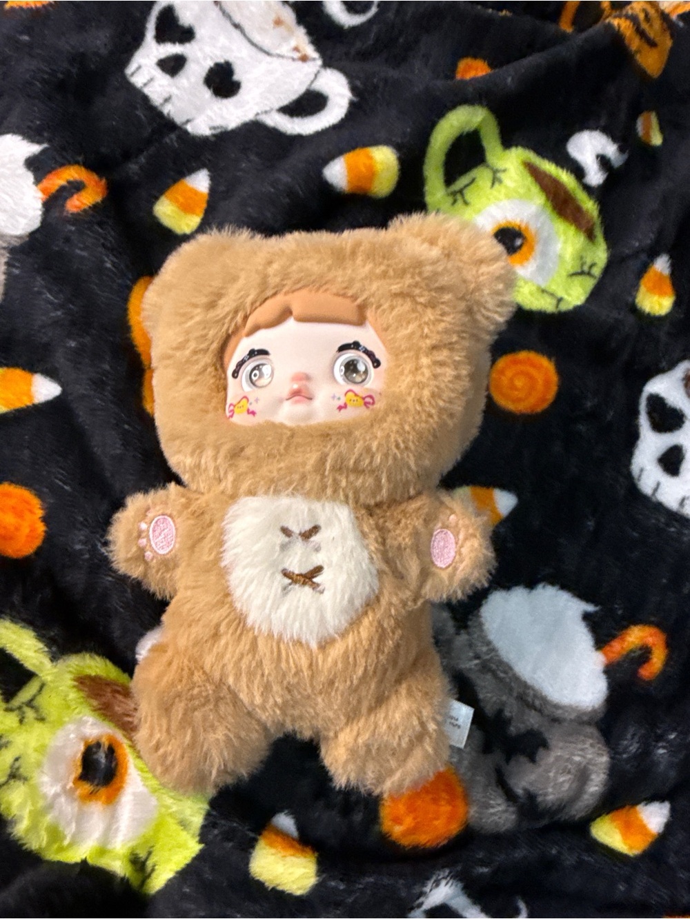 Nommi Loveliness Series Cookie Bear Quqi Brown Plush Doll Figure